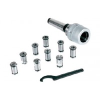 Патрон фрезерный КМ3 с набором цанг из 8шт.(4-16мм)