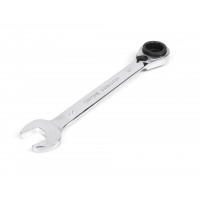 Ключ 3 в 1 комбинированный трещоточный реверсивный 19х21-22 хром HORTZ