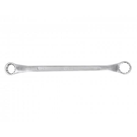 Ключ накидной двусторонний 24х27 мм сатин финиш HORTZ