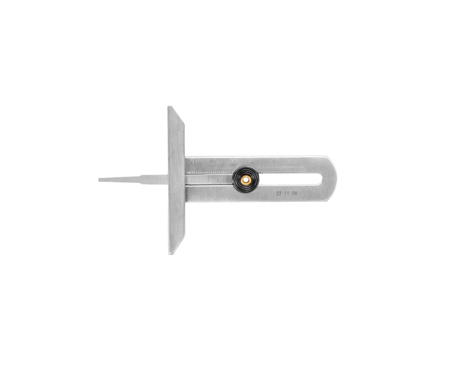 Штангенглубиномер ШГ для измерения глубины протектора шин 0-50 0,1 нержав. сталь Dong Ye КЛБ