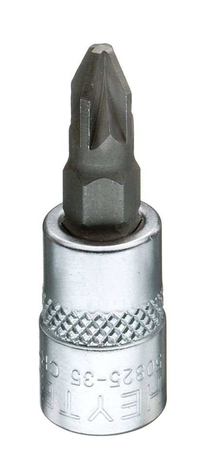 50825-35 Головка торцевая с вставкой-битой Pozidriv, 1/4, PZ2 x 36 мм (HE-50825350283)