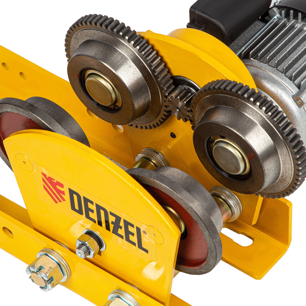 Каретка электрическая для тельфера Т-1000,1 т, 540 Вт Denzel (52009)