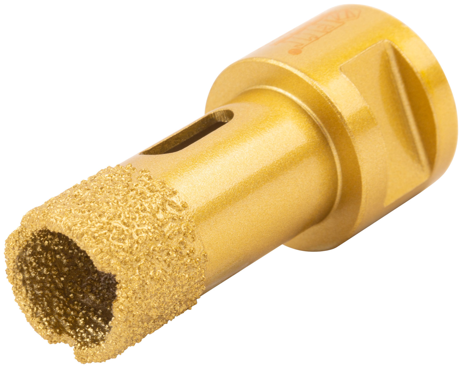 Коронка кольцевая для УШМ, М14, по керамограниту, камню и кафелю алмазная, вакуумное спекание 20х60 мм (16338)