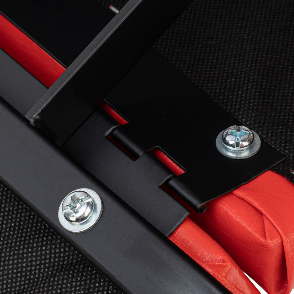 Лежак ремонтный на шести колесах, 1030 х 440 х 120 мм, поднимающийся подголовник Matrix (567455)