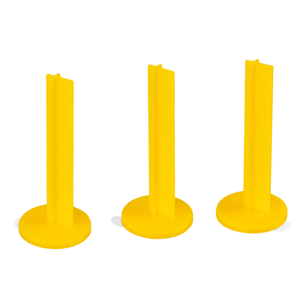 Маяки реперные для наливных полов, 20 шт. с клеевым слоем Сибртех (88130)