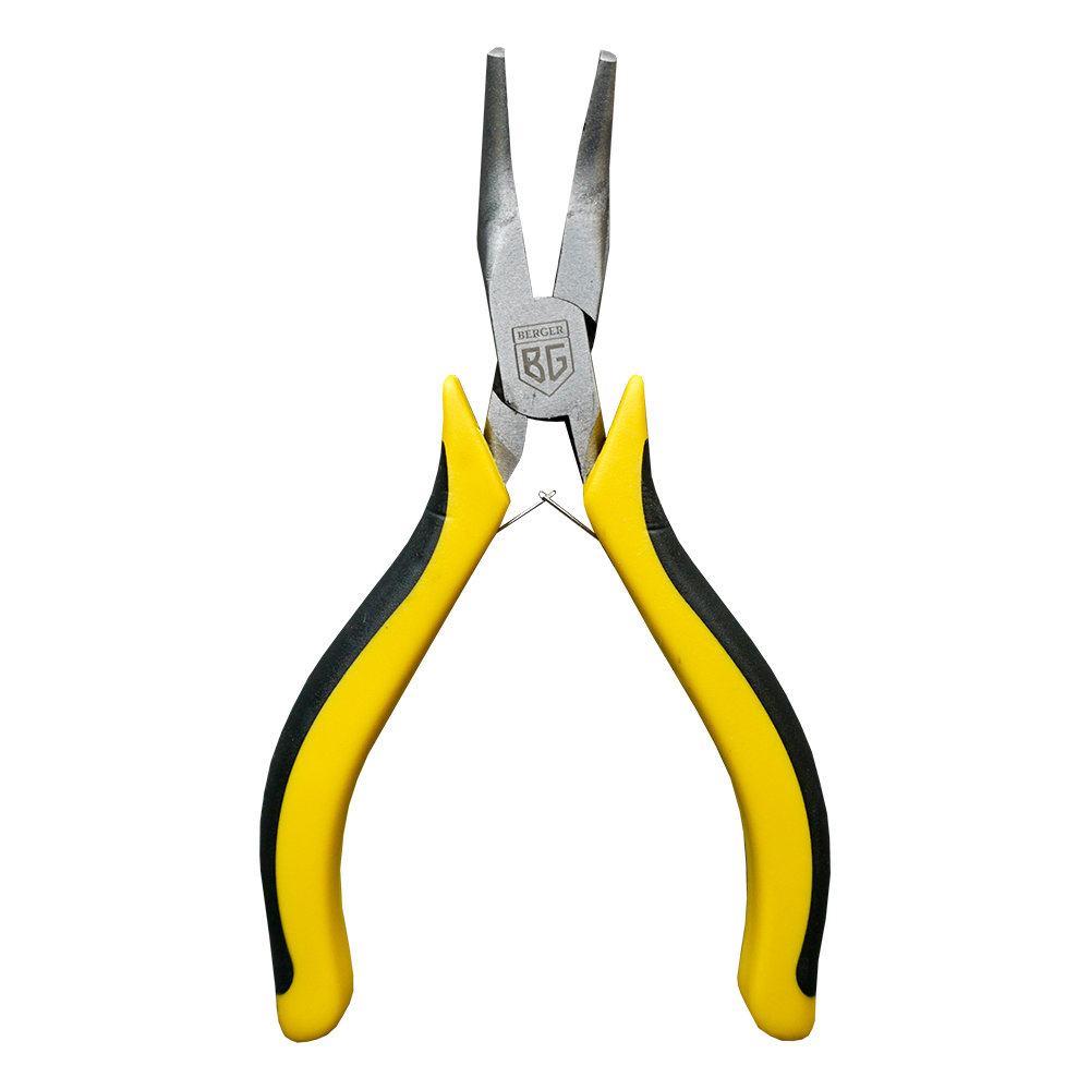 Мини-длинногубцы изогнутые 125 мм BERGER BG1219