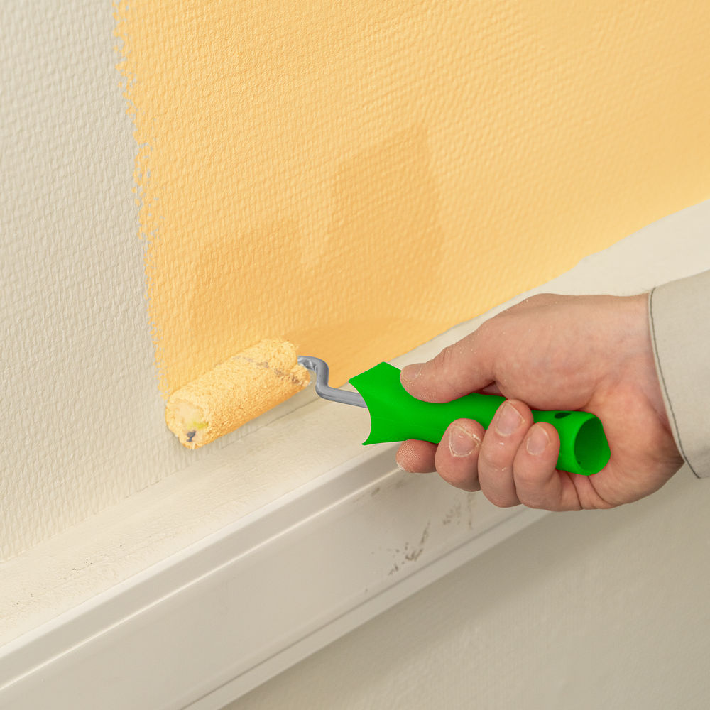 Мини-валик сменный Водные краски, 60 мм, ворс 12 мм, D 16 мм, D ручки 6 мм, полиэстер Сибртех (80581)