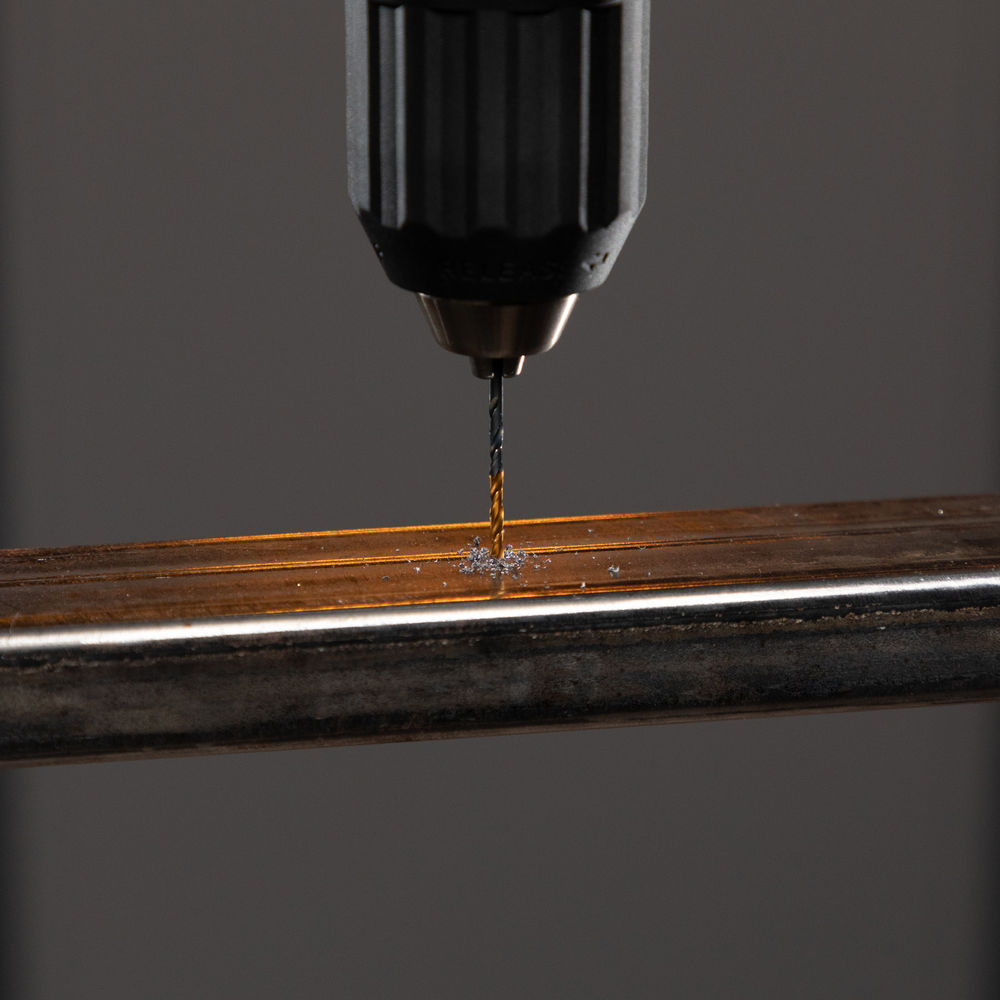 Набор сверл по металлу, 1,5-6,5 мм, HSS-Tin, Golden Tip, 13 шт Denzel (72318)