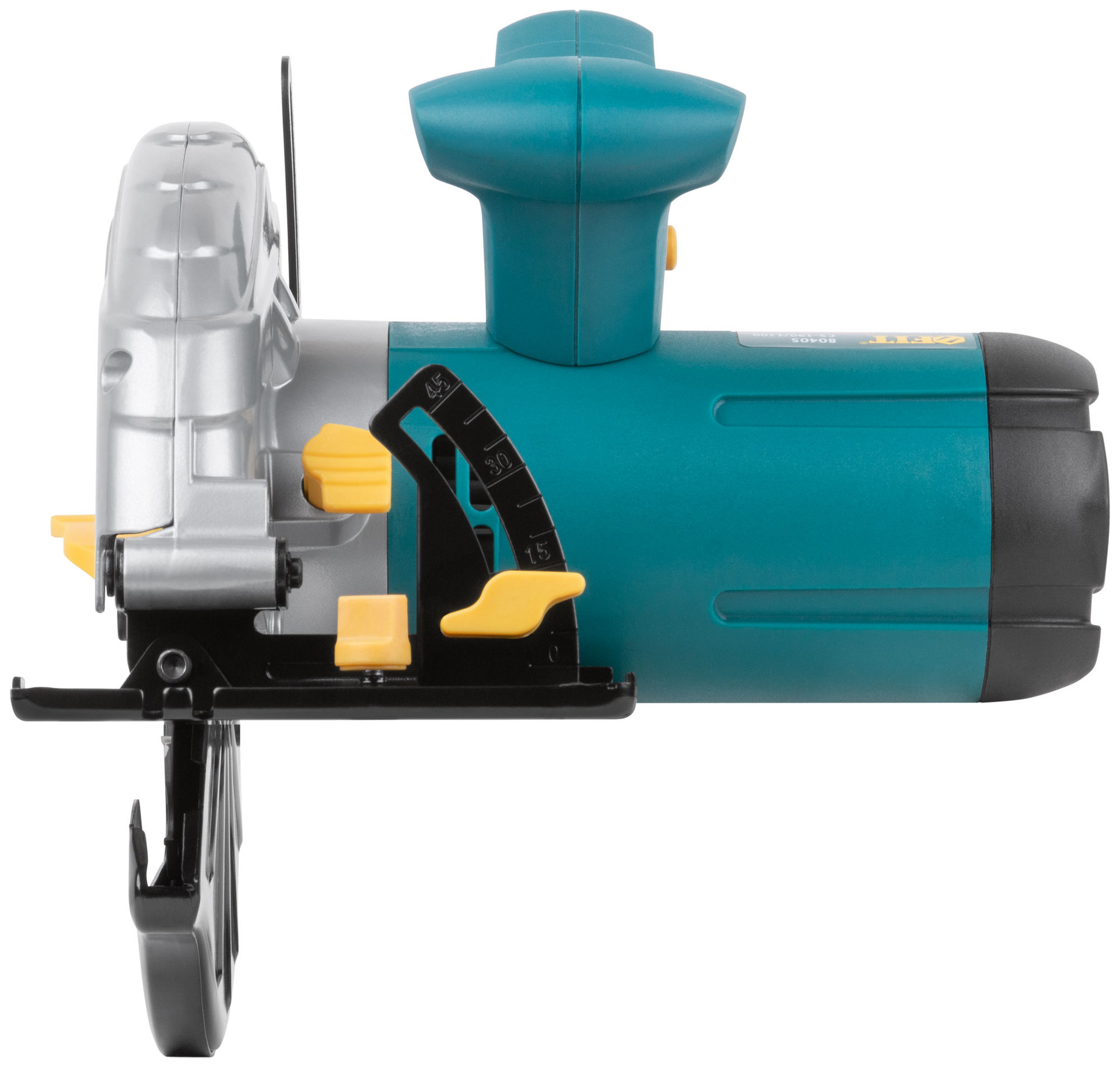 Пила дисковая 1300 Вт; 4700 об/мин; 190/20 мм; 4,0 кг; жел. опора; рез. накл.; блок шпинд.; коробка (80405)