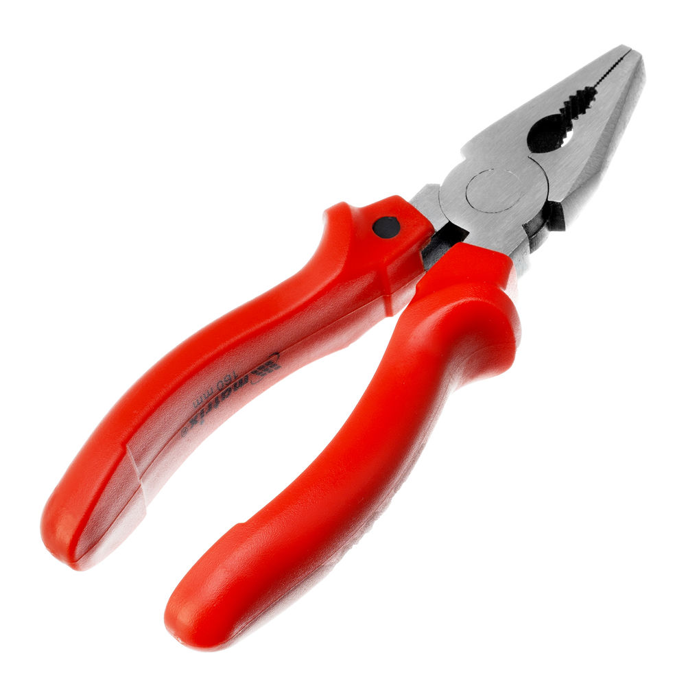 Плоскогубцы комбинированные Standard, 160 мм, шлифованные, пластмассовые рукоятки Matrix (16969)