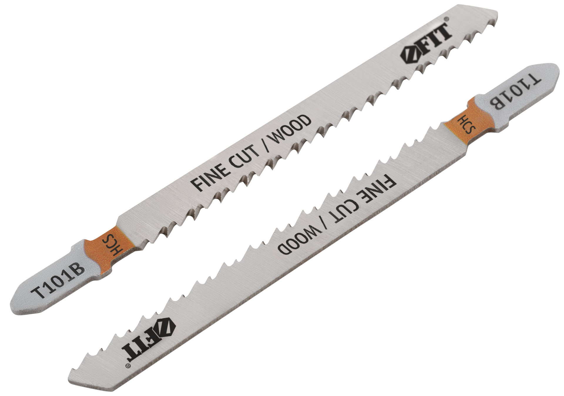 Полотна по дереву, HCS, шлифованные под свободным углом зубья, 100/74/2,5 мм (T101B), 2 шт. (40895)