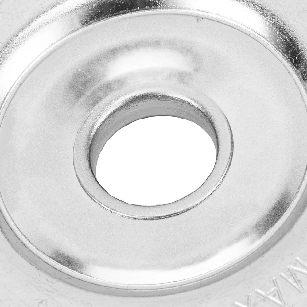 Щетка для УШМ, 200 мм, посадка 22.2 мм, плоская, витая проволока 0.3 мм Сибртех (746687)