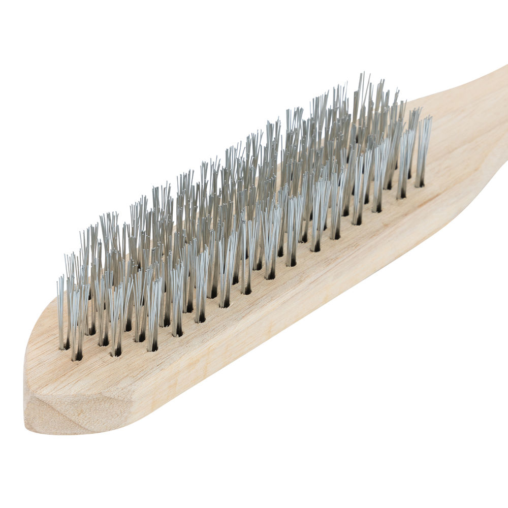 Щетка шестирядная металлическая с деревянной ручкой Sparta (748265)