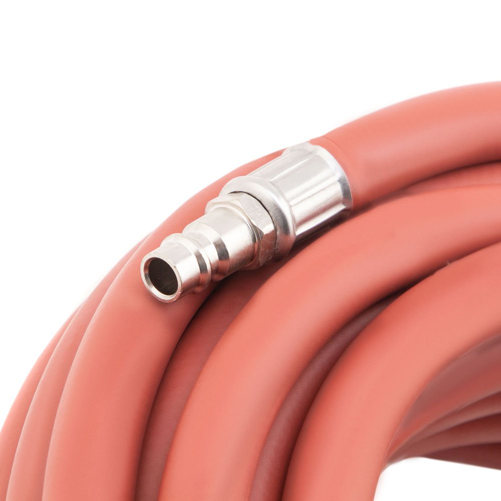 Шланг пневматический резиновый, 10 x 16 мм, 24 бар, армированный, быстросъемное соединение, 10 м Stels (57021)