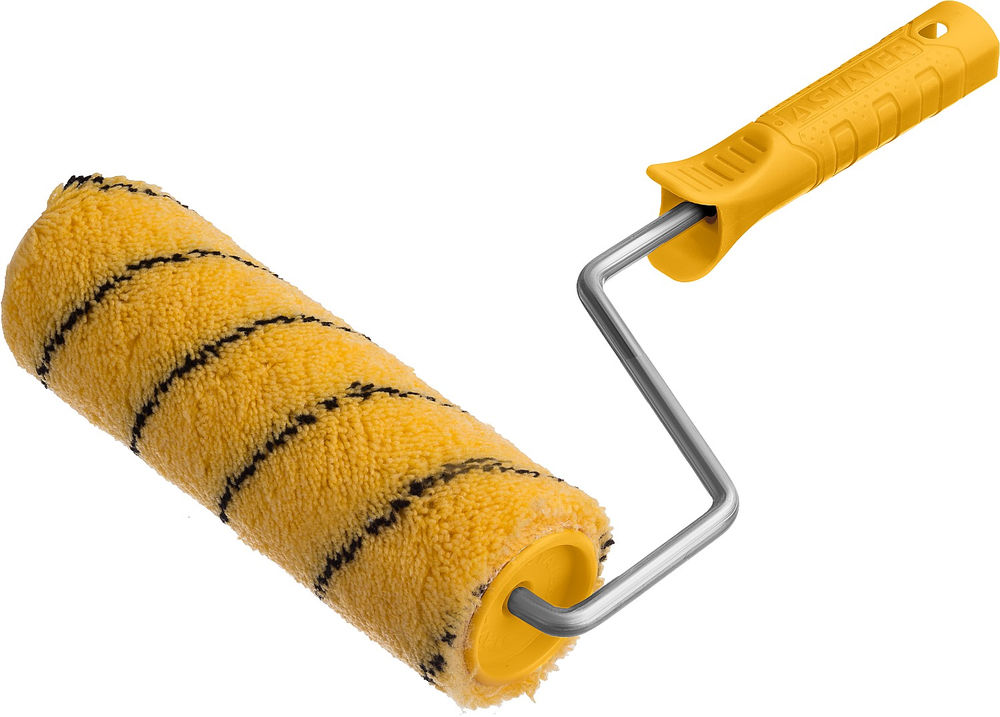 Валик малярный DUALON, 48 х 180 мм, бюгель 8 мм, ворс 12 мм, полиакрил, все виды ЛКМ STAYER Professional 03182-18_z02