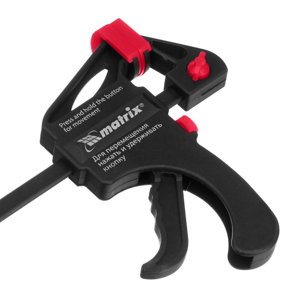 Струбцина универсальная, быстрозажимная, F-образная, 300 х 415 х 45 мм, пластиковый корпус Matrix (20573)