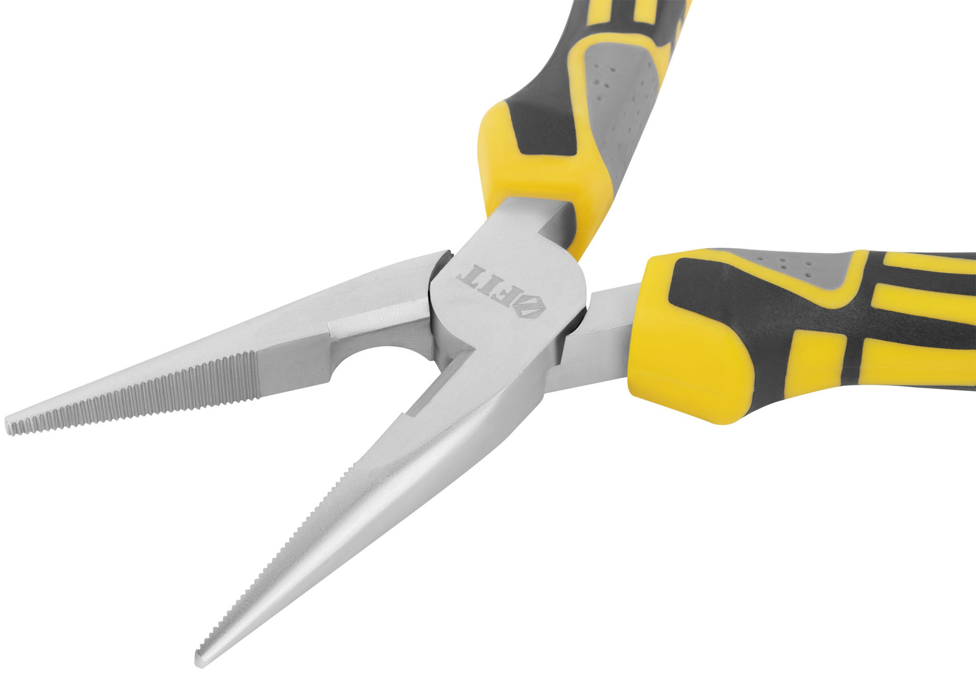 Тонконосы Смарт, трехцветные прорезиненные ручки, никелевое покрытие 160 мм (50667)