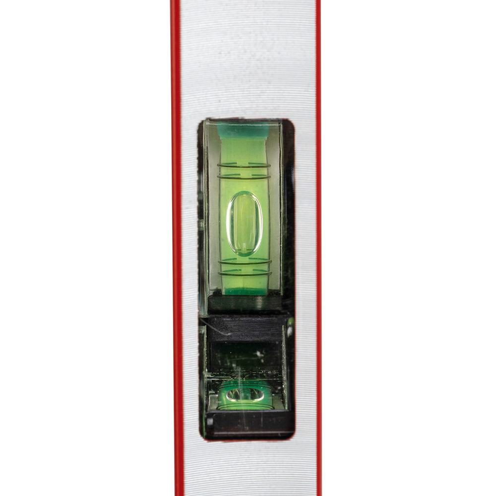 Уровень алюминиевый магнитный, 600 мм, фрезерованный, 3 глазка (1 зеркальный) усиленный Matrix (34706)