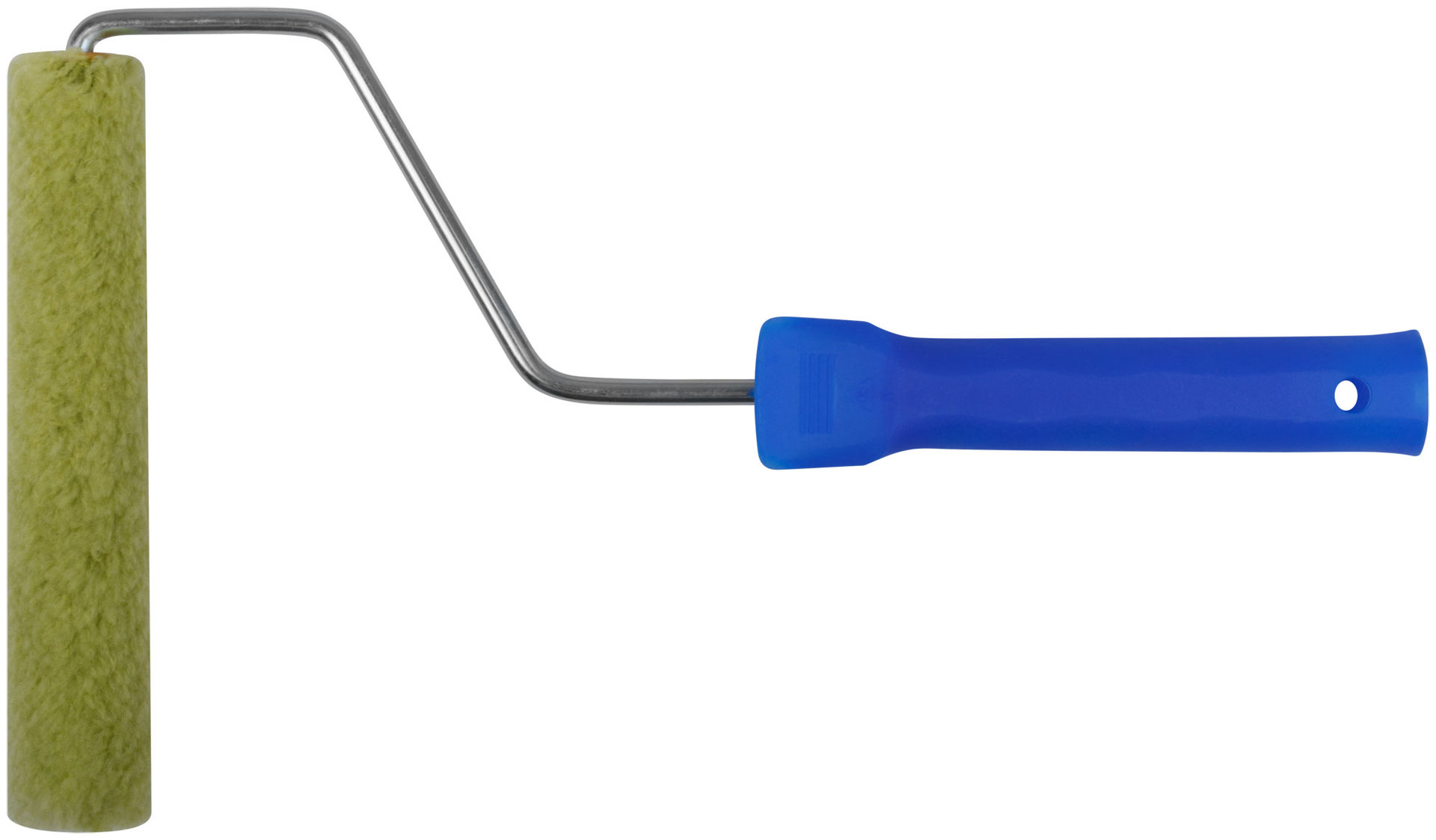 Валик полиакриловый мини зеленый, диам.15/35 мм, ворс 10 мм, длина ручки 400 мм, 150 мм (02694)