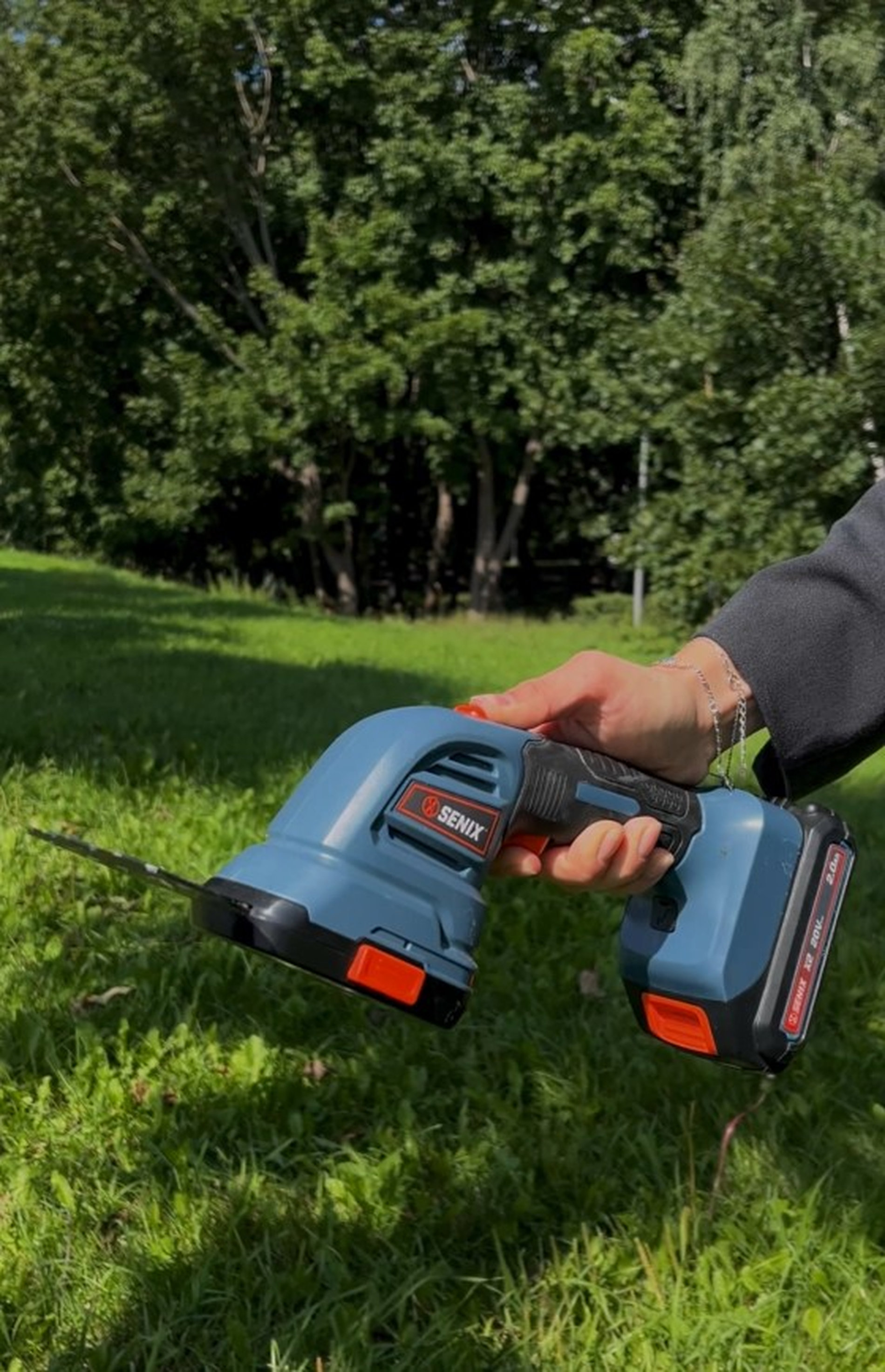 Садовые ножницы-кусторез аккумуляторные, 96 мм/ 196 мм X2 18В