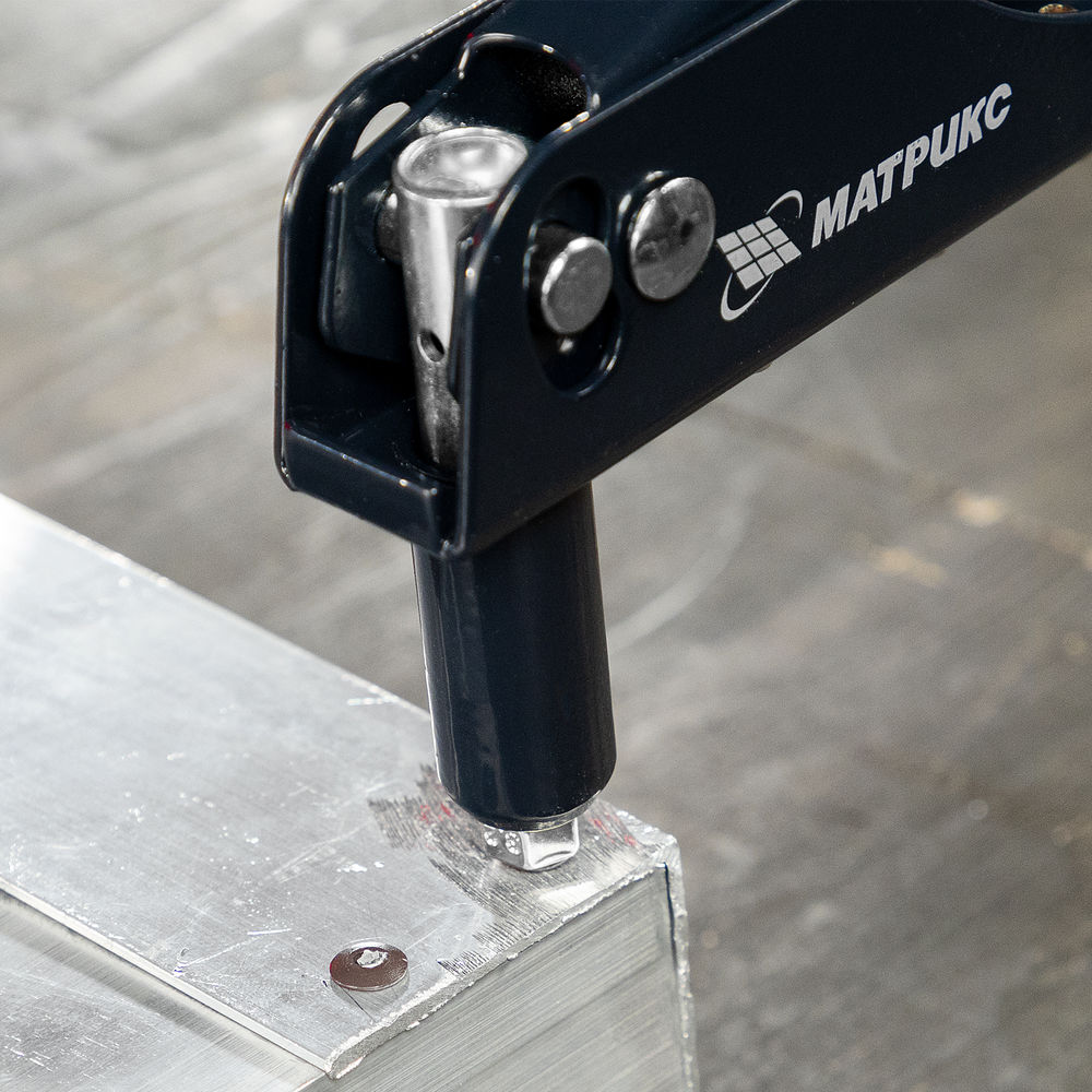 Заклепки 4.0 х 10 мм RAL 8017, темно-коричневый, 50 шт Matrix (40680)