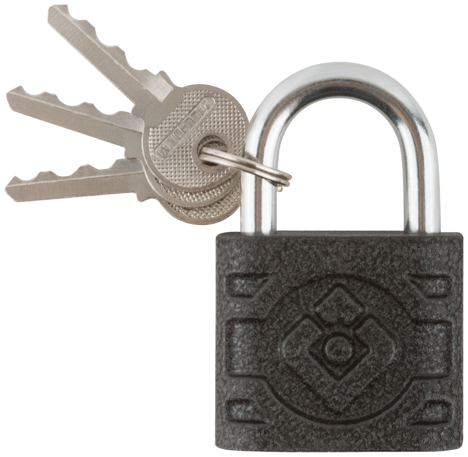 Замок навесной чугунный корпус PALLADIUM (305F ) 40х33 мм, стальная дужка 6,3 мм (67080)