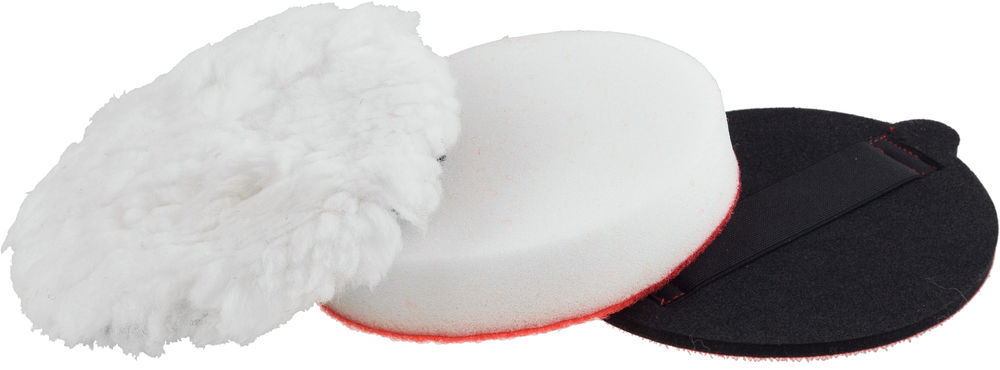 Набор насадок полировальных ручных 3 шт, 125 мм ЗУБР 3590-125-H3