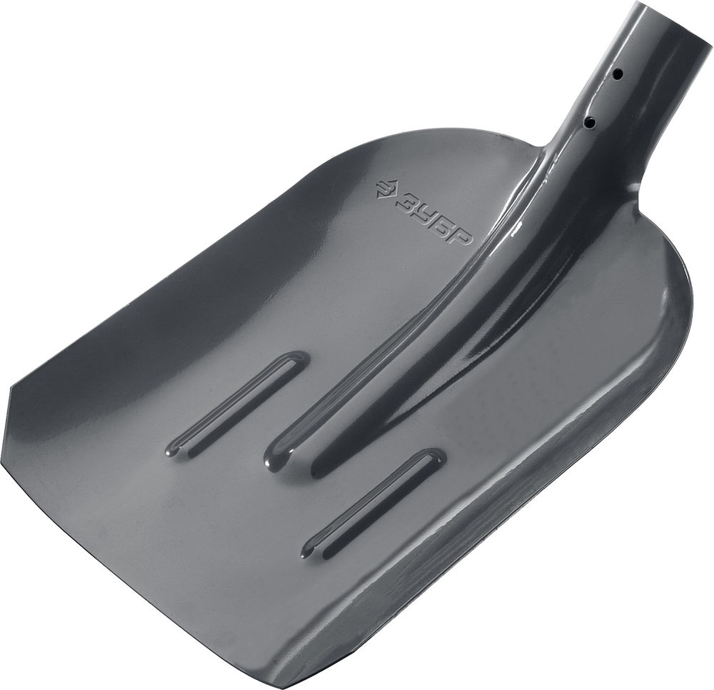 Совковая лопата 360 х 230 мм полотно 1.6 мм закалено с рёбрами жёсткости без черенка тип ЛСП ЗУБР Мастер 39428