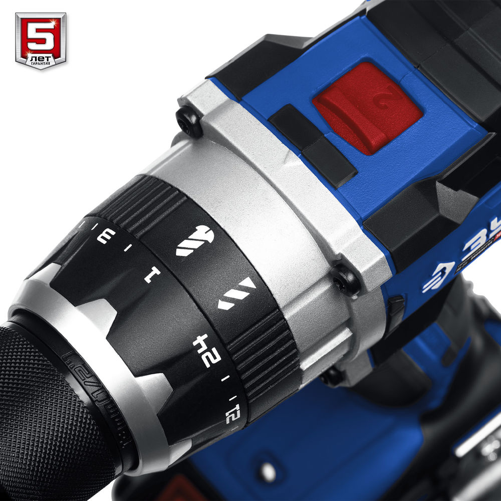 Бесщеточная дрель-шуруповерт 20 В 100 Н·м без АКБ Профессионал ЗУБР Т7 DB-211