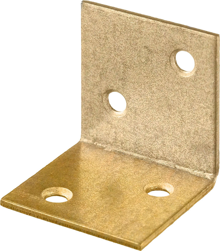 Широкий мебельный уголок 25 x 25 x 25 x 2 мм желтый цинк ЗУБР УМШ-2.0 31033-25