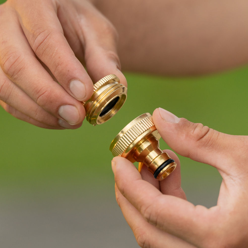 Адаптер латунный, 3/4-1, внутренняя резьба, с переходником Palisad (65840)