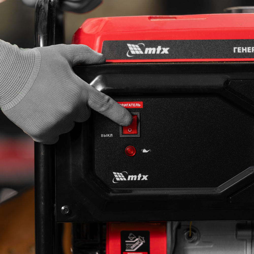 Генератор бензиновый RS-4000, 3,3 кВт, 230В, ручной стартер MTX (946115)