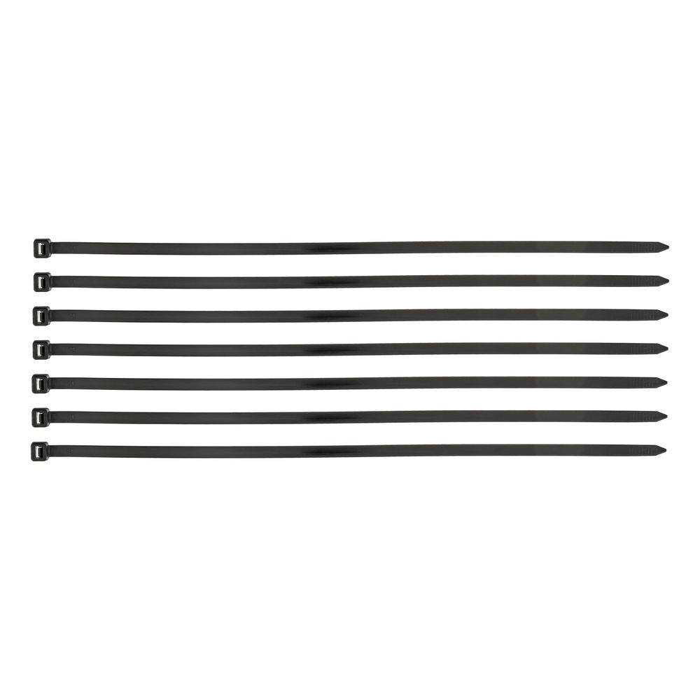 Хомуты, 400 х 8 мм, пластиковые, черные, 50 шт Сибртех (45581)