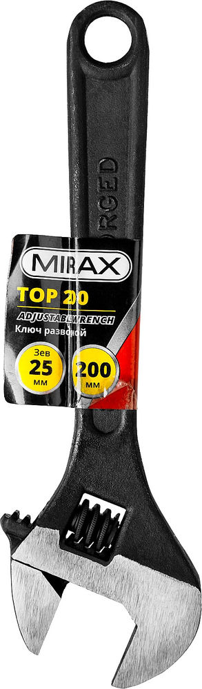 Ключ разводной TOP, 200/25 мм (27250-20) MIRAX