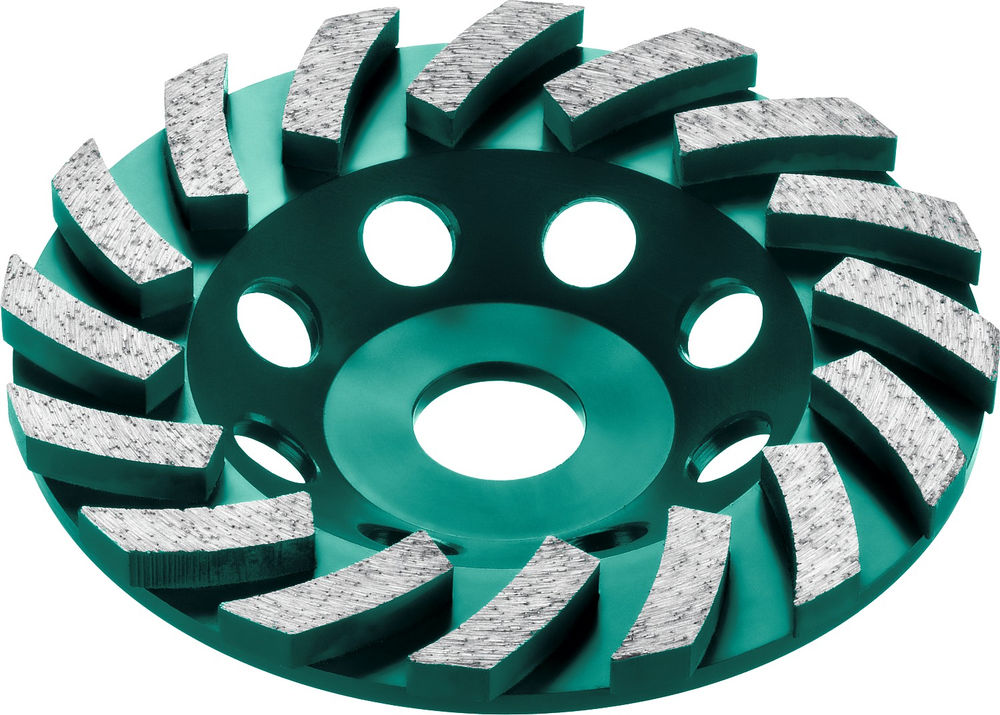 Алмазная чашка Turbo, 125 мм, INDUSTRIAL KRAFTOOL 33368-125