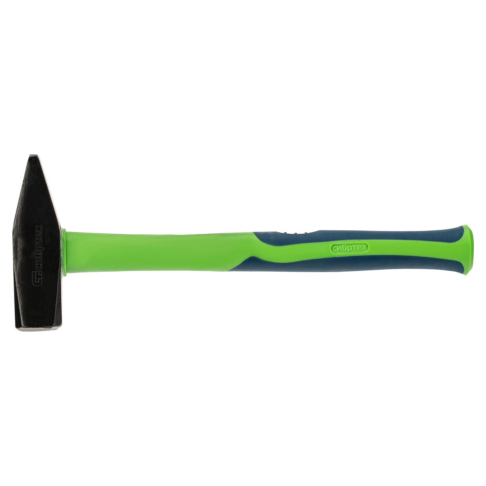 Молоток слесарный, 1000 г, фибергласовая обрезиненная рукоятка Сибртех (10329)