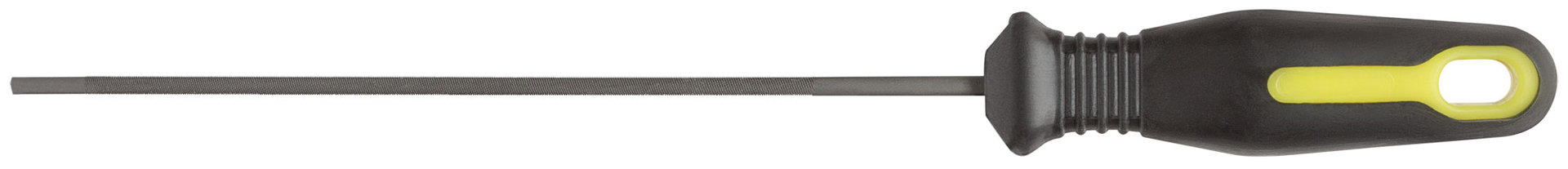 Напильник для заточки цепей бензопил круглый, с прорезиненной ручкой 4,0 х 200 мм (42811)