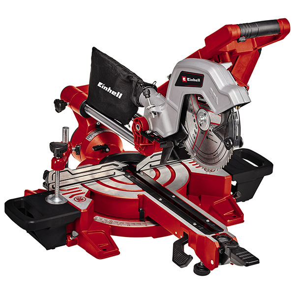 Пила торцовочная Einhell TE-SM 216 Dual, 1800Вт, 216х30мм х60 зб,пропил305х65мм,лазер (4300865)