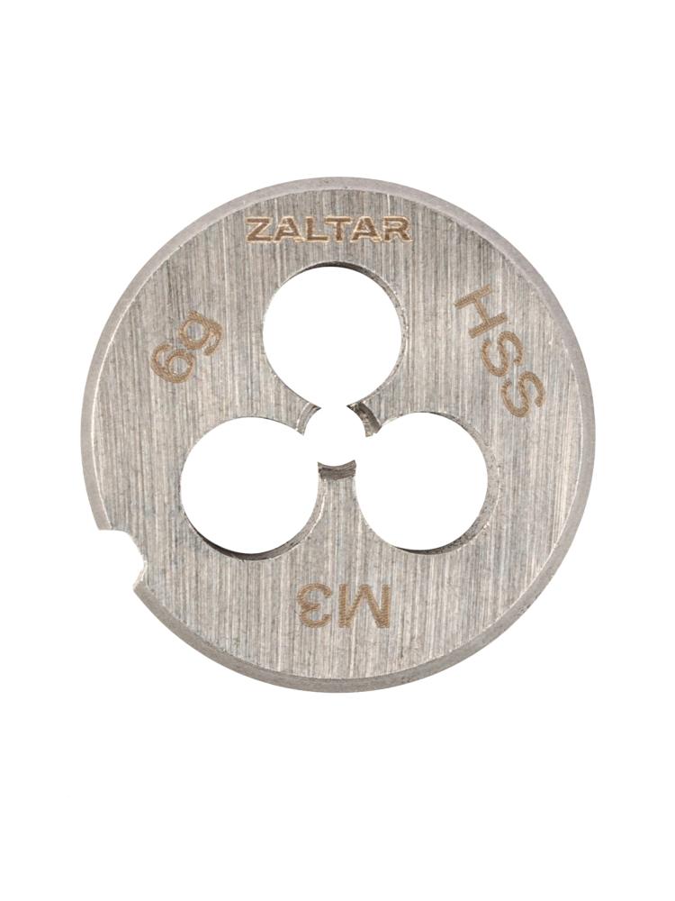 Плашка круглая резьбонарезная HSS, DIN 223 B (DIN EN 22568), M3 x 0.5, 20 x 5 (ZA-10401)