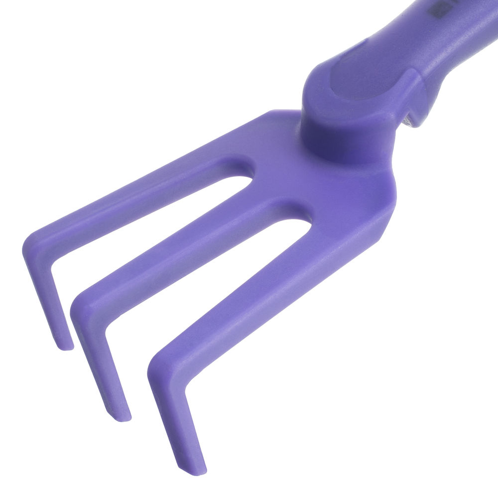 Рыхлитель 3 - зубый, 75 х 250 мм, пластиковый, гелевая рукоятка, Nylon Soft, Palisad (62029)