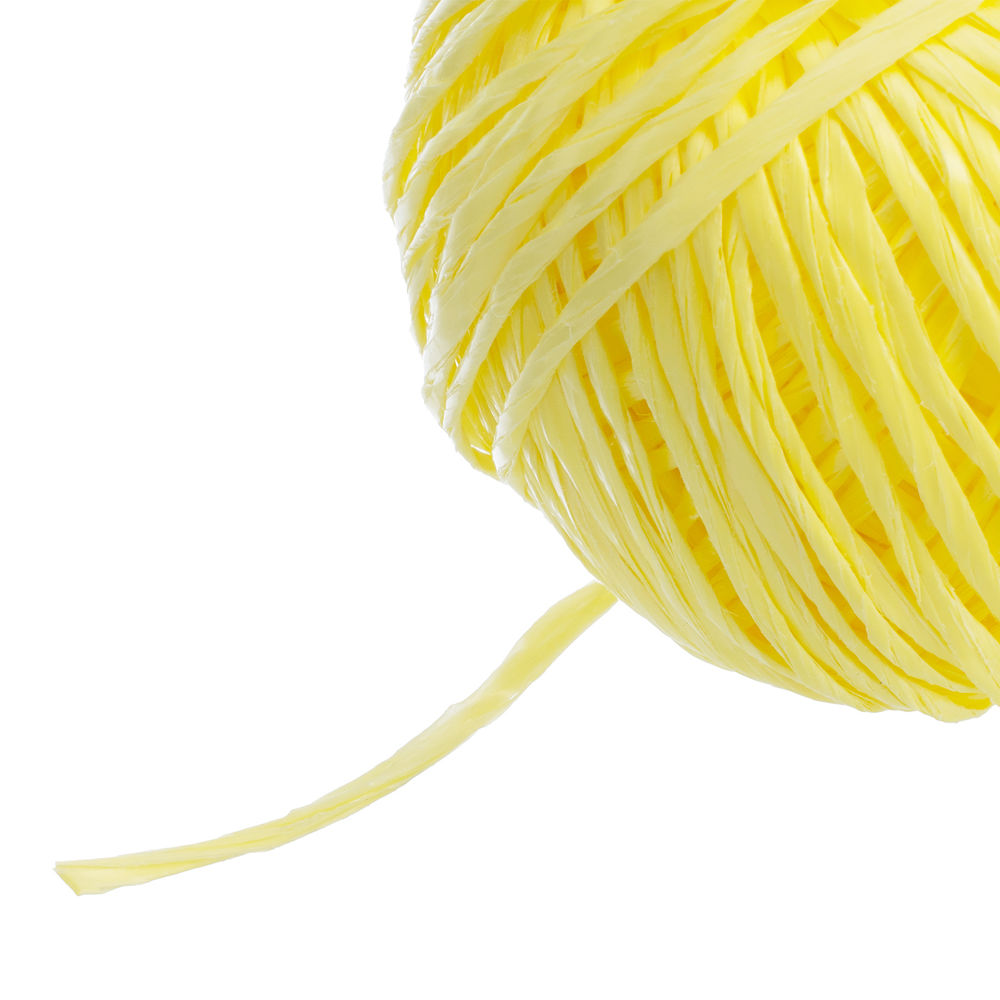 Шпагат полипропиленовый желтый, 1.7 мм, L 60 м, Сибртех (93974)