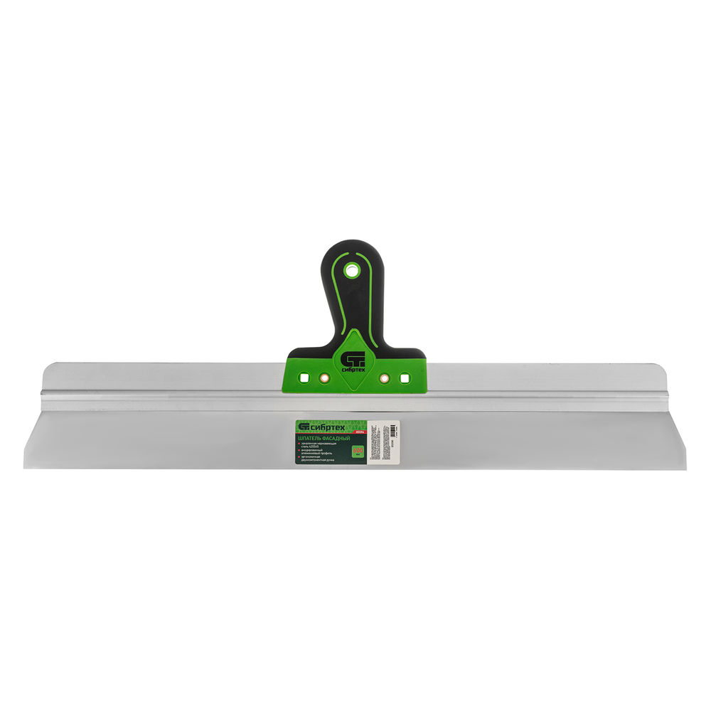 Шпатель фасадный, нержавеющая сталь 420S45, 600 мм, 2-компонентная ручка Сибртех (85596)
