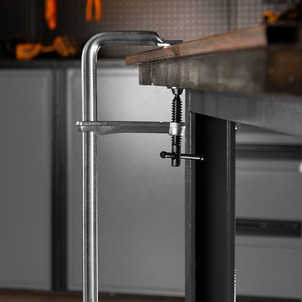 Струбцина F-образная, 120x400мм, кованая Denzel (20478)