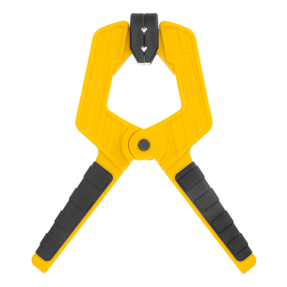 Струбцина клещеобразная, усиленная 65 х 50 мм, двухкомпонентные рукоятки Denzel (20796)