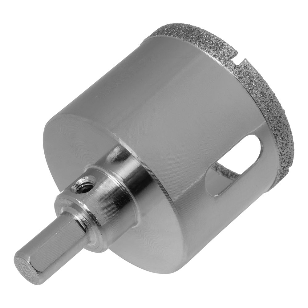 Сверло алмазное по керамограниту, 50 х 67 мм, трехгранный хвостовик Matrix (726503)