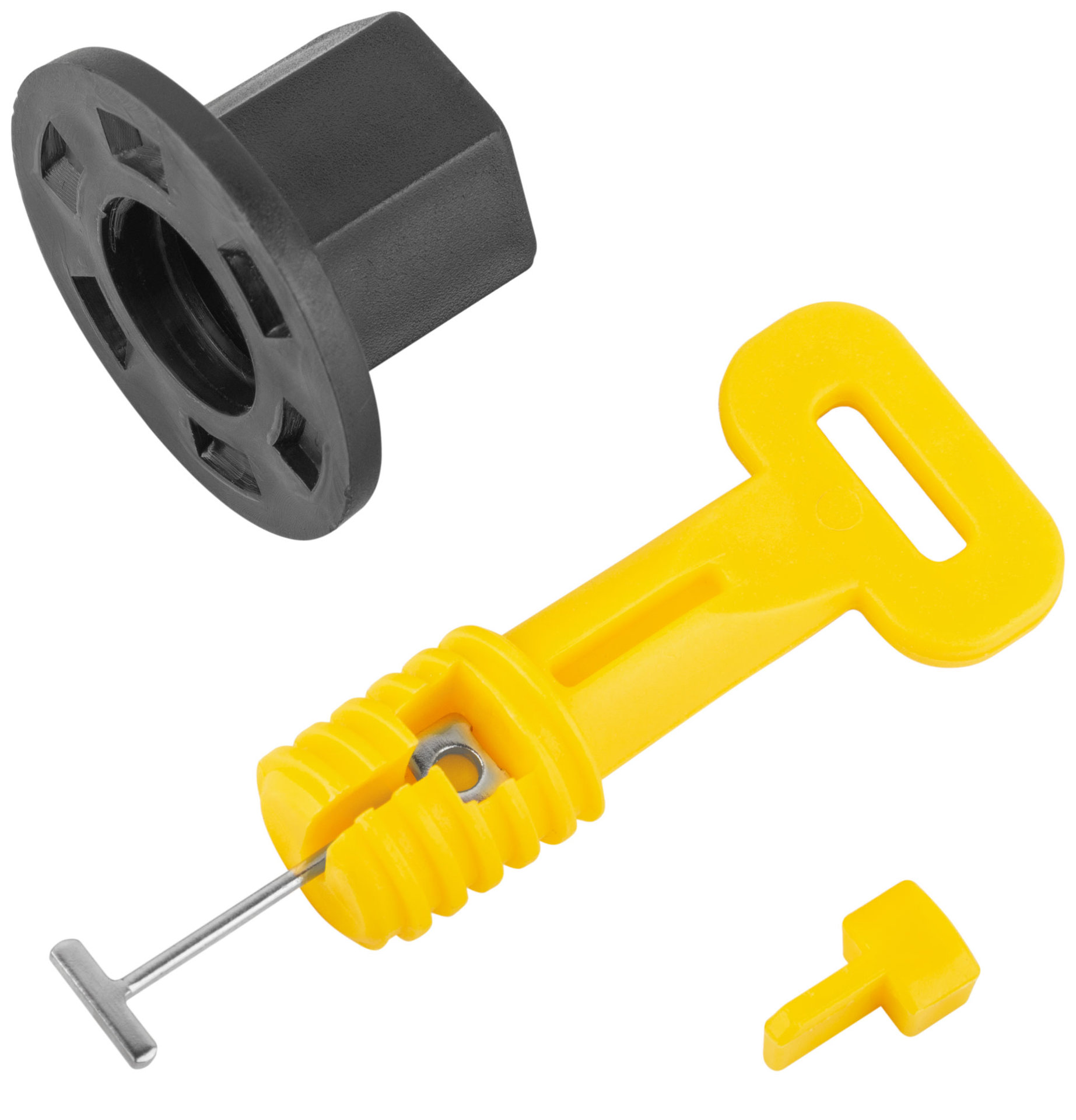 СВП ( Система Выравнивания Плитки) многоразовая, Зажимы 50 шт., Гайки 50 шт, ширина шва 2,0 мм (16800)