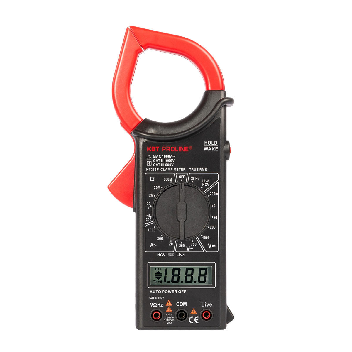 Токовые клещи цифровые KT 266F PROLINE (КВТ) 79133