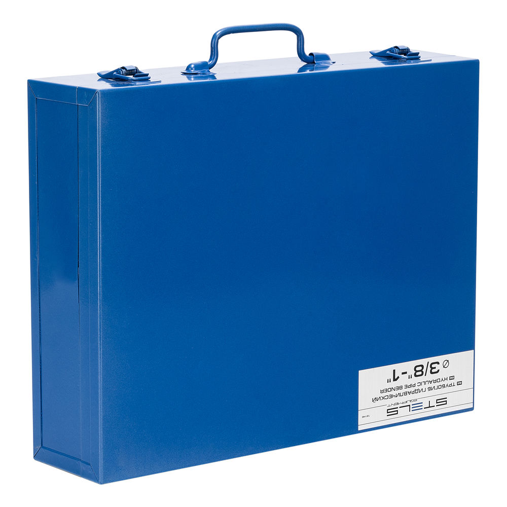 Трубогиб гидравлический горизонтальный, 6т, башмаки 3/8–1, в металлическом кейсе Stels (18146)