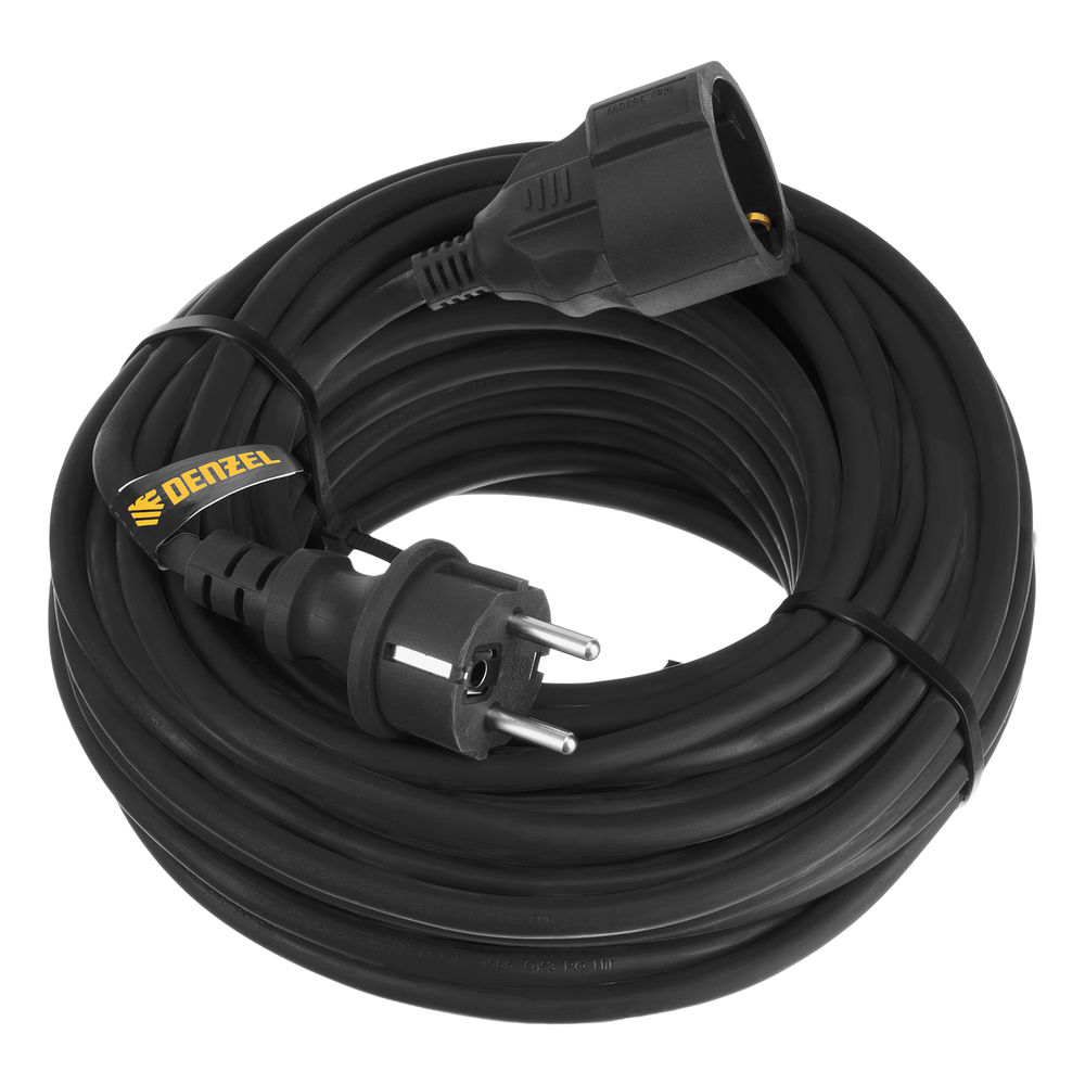 Удлинитель-шнур силовой Top Series, КГТТ, 20м, 1 розетка, 3 x 1,5 мм Denzel (37420)