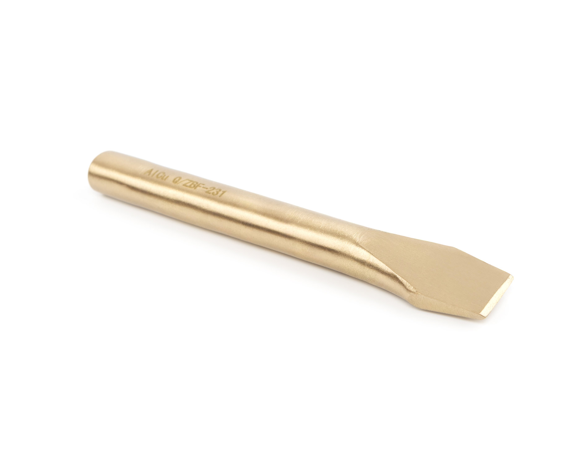 Зубило круглое 160х16 искробезопасный сплав AlCu 231-1004, HORTZ